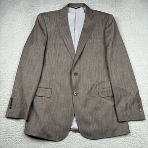 Brooks Brothers Explorer Regent Fit Blazer Mens 42R Brown Herringbone Sport Coat